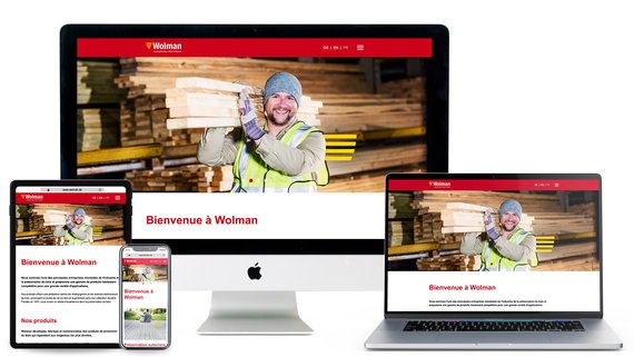 Le nouveau site web de Wolman